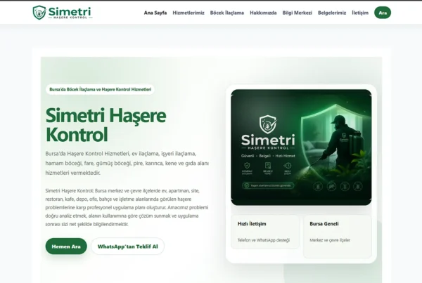 Simetri Haşere Kontrol